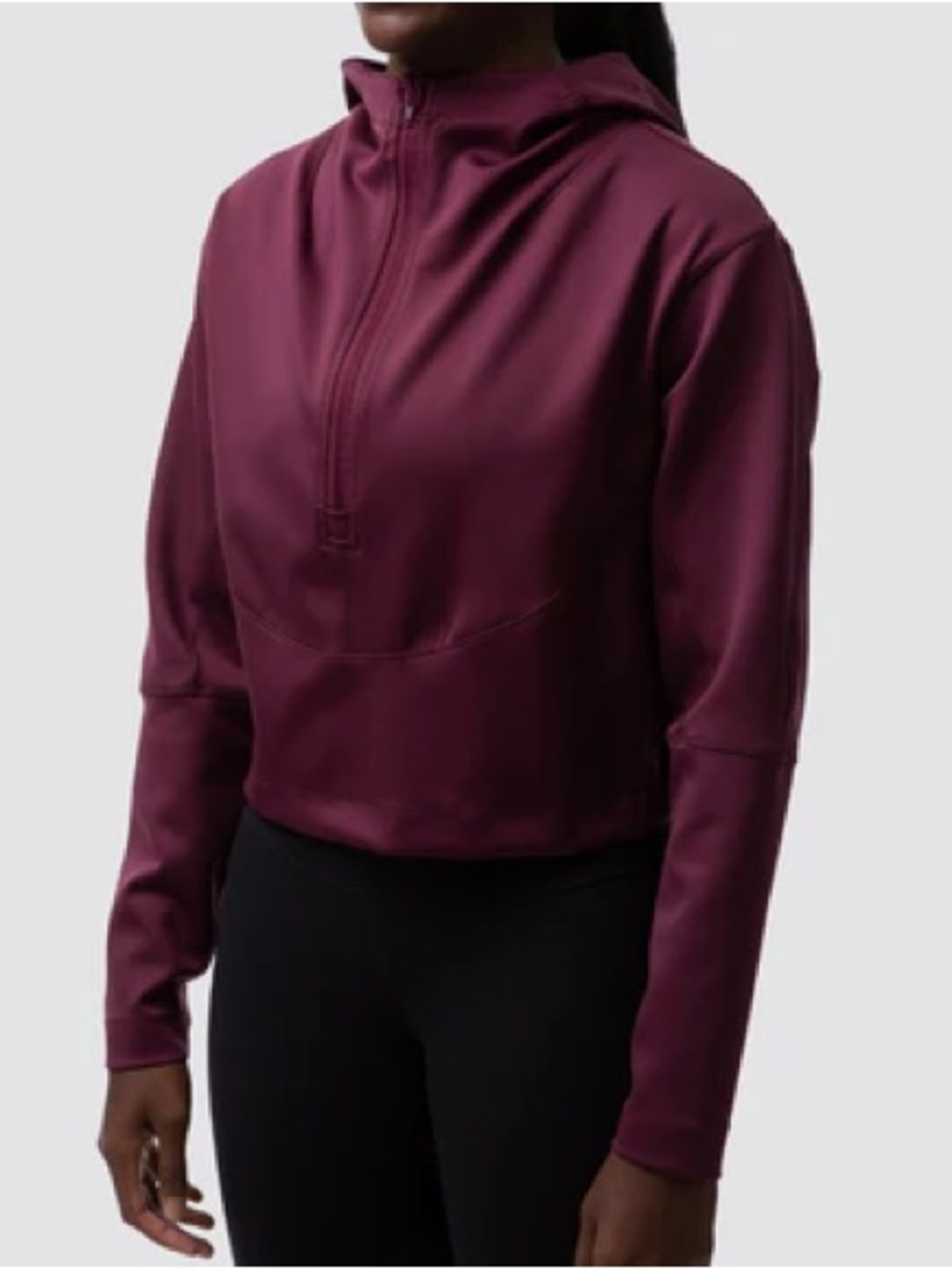 Born Primitive Weekender Pullover Burgundy Maroon Hood Pockets Size Medium